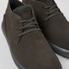 Herren CamperLab Stiefeletten | Grauer Herrensneaker Aus Nubukleder