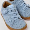 Kinder CamperLab Klettverschluss | Blauer Kinderschuh Aus Nubukleder