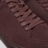 Herren CamperLab Lassige Schuhe | Weinroter Herrensneaker Aus Nubukleder