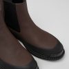 Damen CamperLab Stiefeletten | Chelseastiefel Fur Damen Aus Leder In Braun Und Schwarz