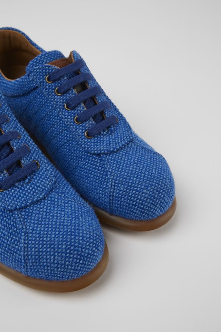 Damen CamperLab Sneaker | Blauer Sneaker Aus Wolle Und Viskose