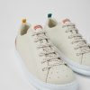 Herren CamperLab Sneaker | Weiser Herrensneaker Aus Leder