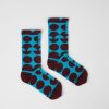 Herren CamperLab Socken | Socken In Weinrot Und Blau