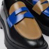 Herren CamperLab Elegante Schuhe | Mehrfarbige Herrenmokassins Aus Leder