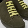 Herren CamperLab Sneaker | Gruner Herrensneaker Aus Nubukleder