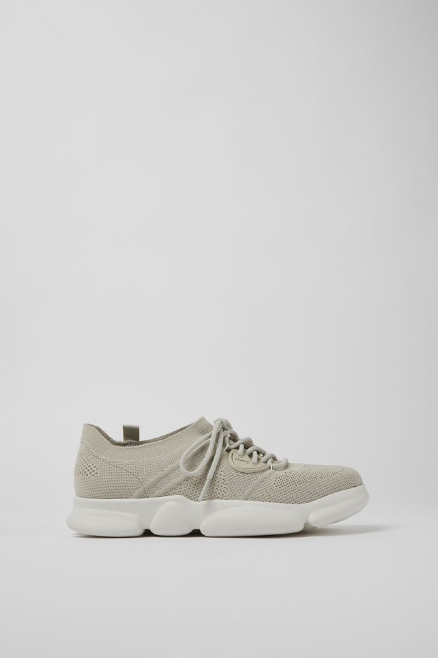 Damen CamperLab Sneaker | Grauer Damensneaker Aus Textil