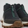 Kinder CamperLab Stiefel | Schwarzer Kindersneaker Aus Leder Und Textil