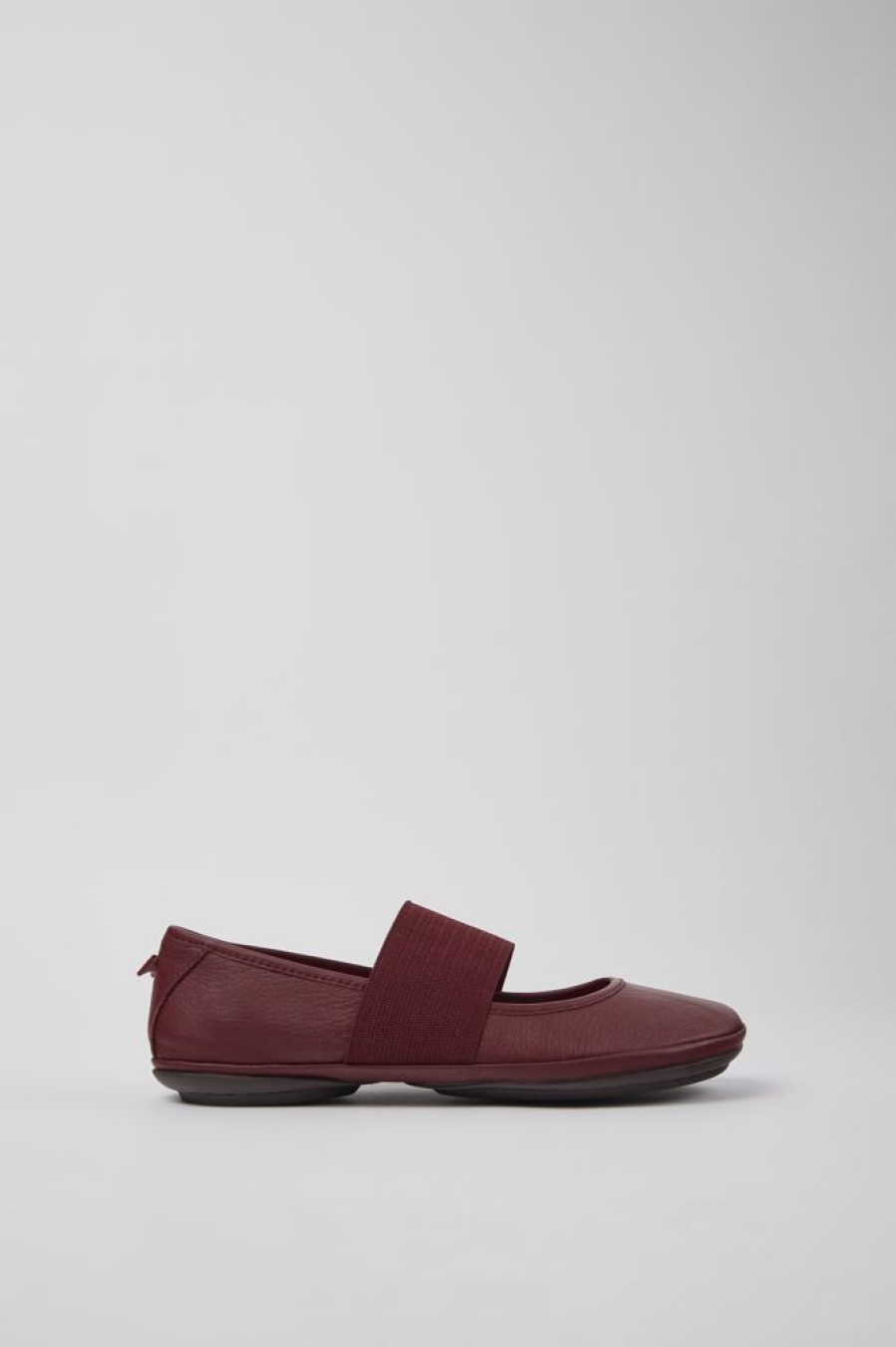 Damen CamperLab Sneaker | Weinrote Damenballerinas Aus Leder