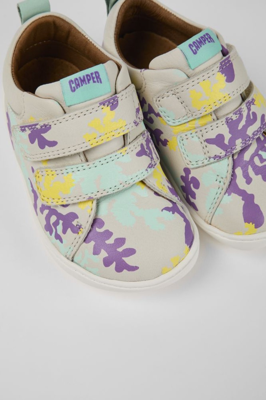 Kinder CamperLab Sneaker | Mehrfarbiger Ledersneaker