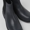 Damen CamperLab Stiefeletten | Graue Damenstiefelette Aus Leder