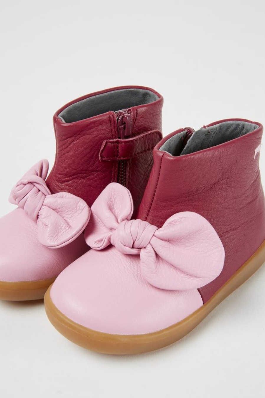 Kinder CamperLab Stiefel | Stiefelette In Rosa Und Hellpink