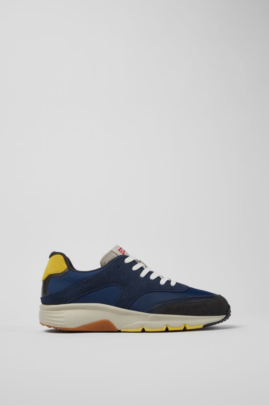 Herren CamperLab Sneaker | Mehrfarbiger Herrensneaker Aus Textil Und Nubuk