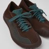 Damen CamperLab Sneaker | Weinroter Damensneaker Aus Textil