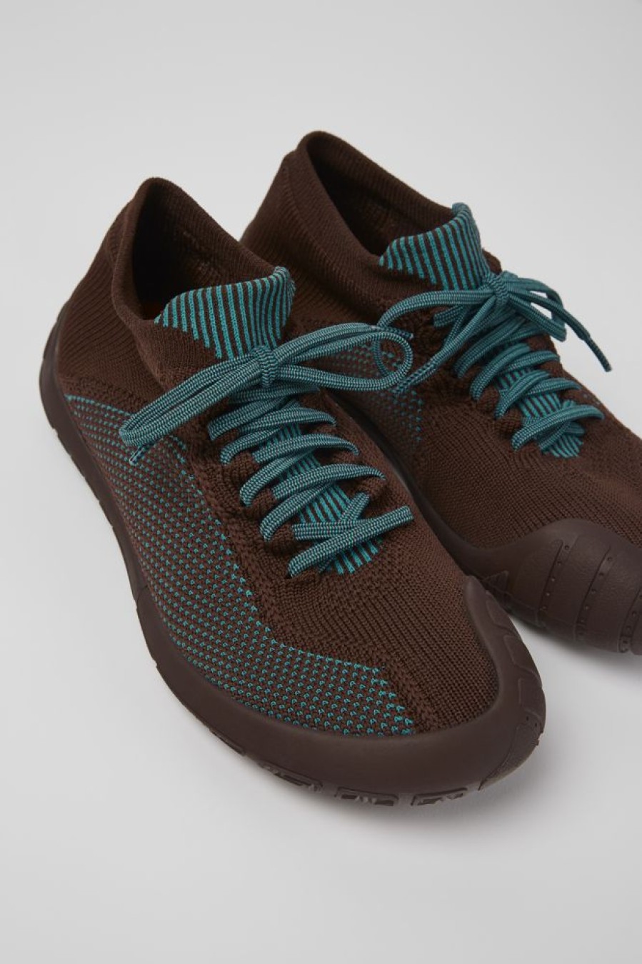 Damen CamperLab Sneaker | Weinroter Damensneaker Aus Textil