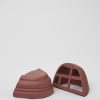 Damen CamperLab Junction Toe Caps | Rote Stiefelkappe Aus Synthetikmaterial