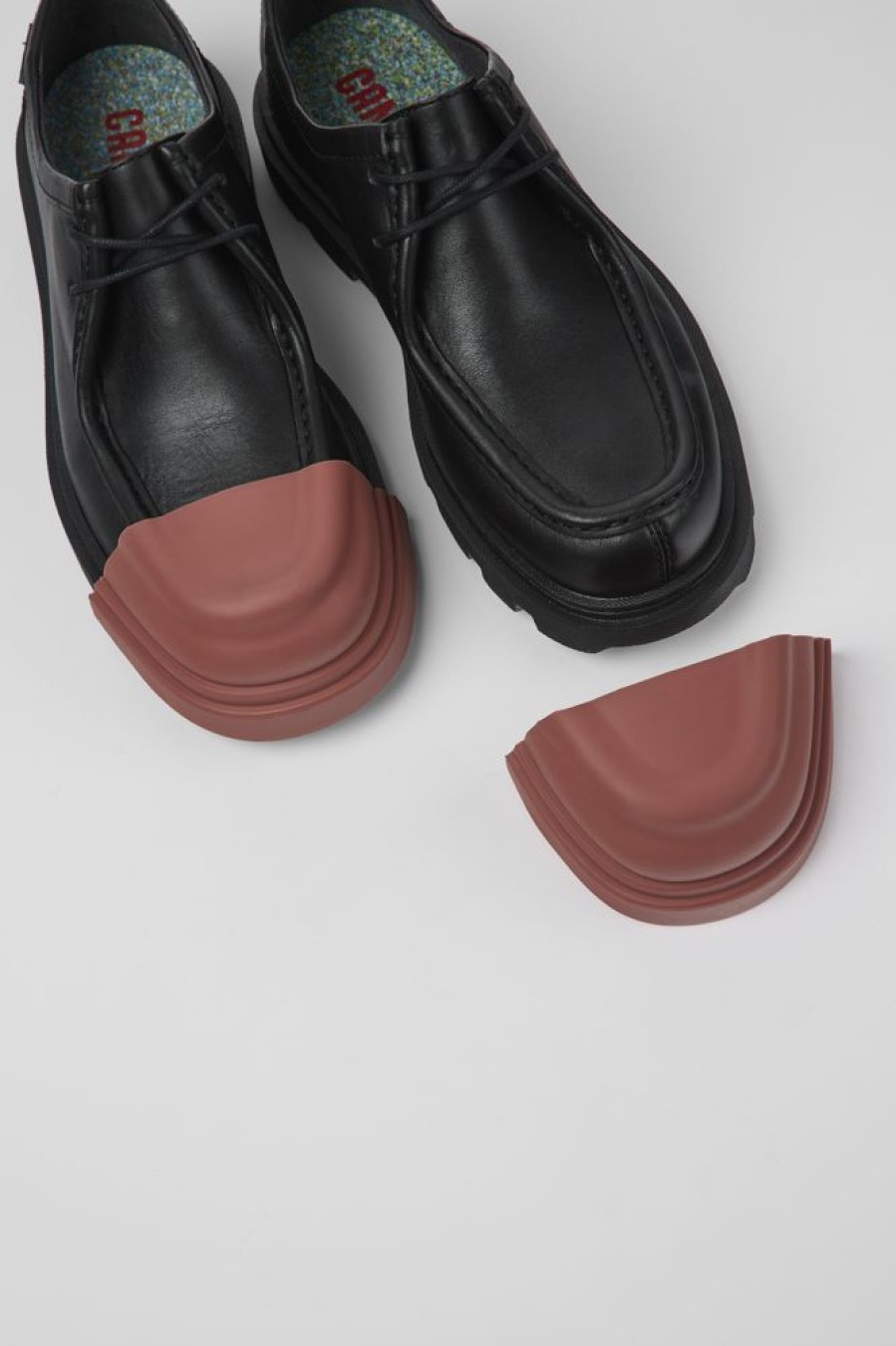 Damen CamperLab Junction Toe Caps | Rote Stiefelkappe Aus Synthetikmaterial