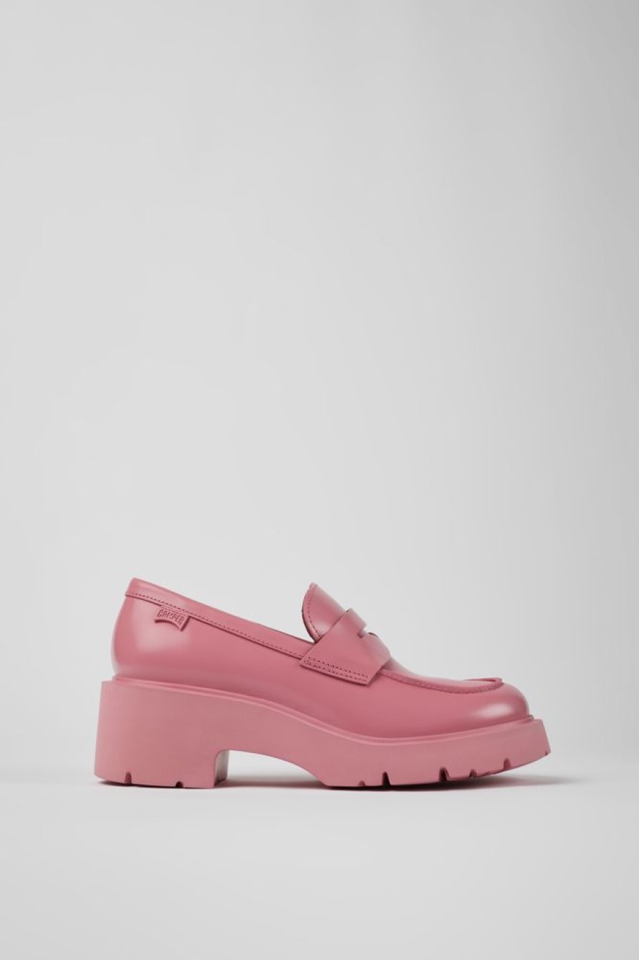 Damen CamperLab Sneaker | Rosa Damenloafer Aus Leder